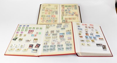 Lot 752 - Four contemporary stamp albums, comprising a...