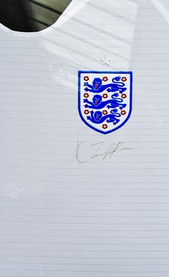 Lot 6 - KIERAN TRIPPIER; a signed England shirt,...