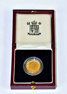 Lot 36 - An Elizabeth II cased gold proof full...