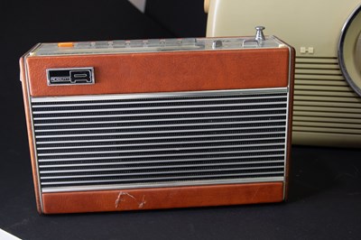 Lot 11 - ROBERTS; a teak framed R707 radio, together...