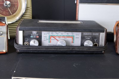Lot 11 - ROBERTS; a teak framed R707 radio, together...