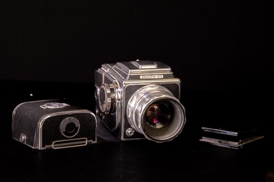 Lot 53 - ZENITH; an 80 camera with accessories and...