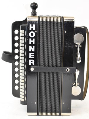 Lot 356 - A Hohner Cajun buttoned accordion.