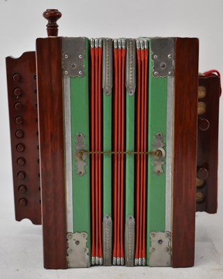 Lot 359 - A vintage German 'Commander' button accordion.