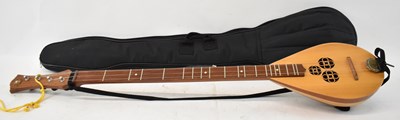 Lot 362 - A modern dulcimer, length 88cm, with soft case.