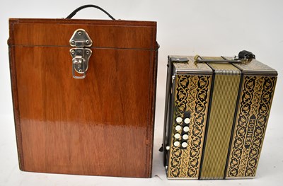 Lot 338 - A modern Hohner diatonic 2915GC accordion,...