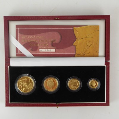 Lot 815 - A '2003 Gold Proof Britannia Four-Coin...