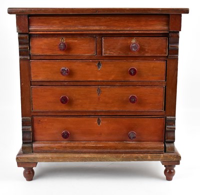 Lot 76 - A late 19th/early 20th century mahogany...