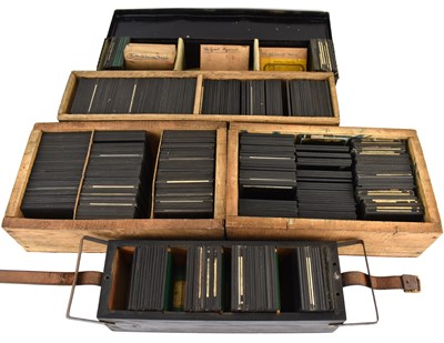 Lot 701 - A large quantity of magic lantern slides of...