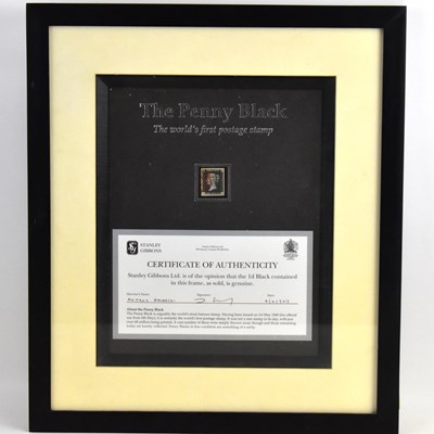 Lot 749 - STANLEY GIBBONS; a framed display titled 'The...