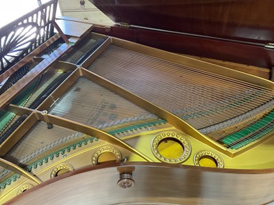 Lot 89 - A C Bechstein baby grand piano, length 180cm,...