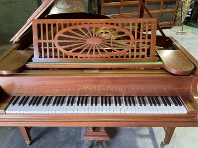 Lot 89 - A C Bechstein baby grand piano, length 180cm,...