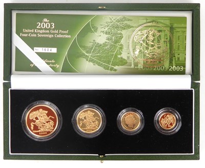 Lot 817 - ROYAL MINT; '2003 United Kingdom Gold Proof...