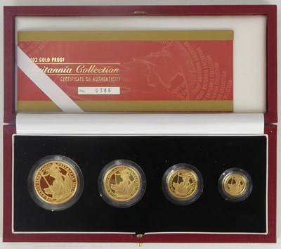 Lot 816 - ROYAL MINT; '2002 Gold Proof Four-Coin...