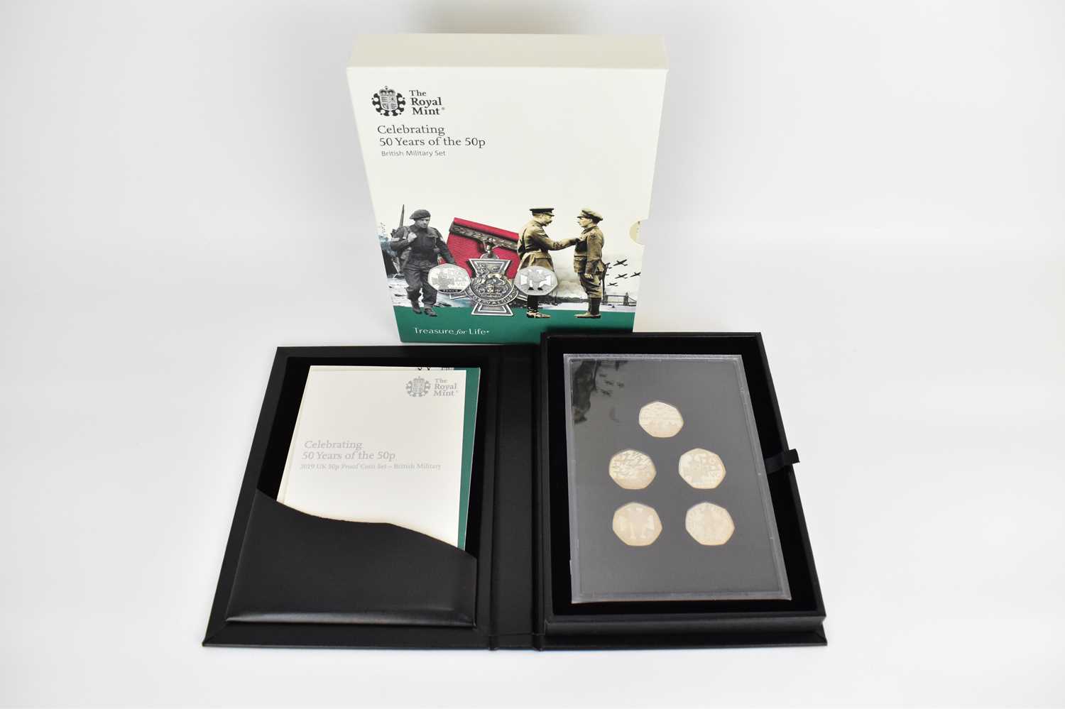 Lot 970 - ROYAL MINT; 'Celebrating 50 Years of the 50p...