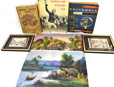 Lot 189 - Mixed collectibles to include two hobby stamp...