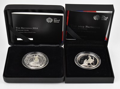 Lot 927 - ROYAL MINT; 'The Britannia 1oz Silver Proof...