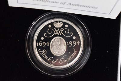 Lot 930 - ROYAL MINT; two silver collectors' coins,...