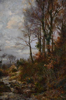 Lot 36 - TOM CLOUGH (1867-1943) oil on canvas, river...