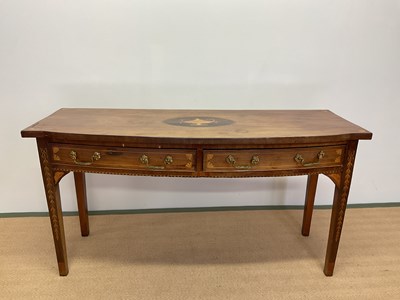 Lot 599 - An early 19th century mahogany and inlaid...