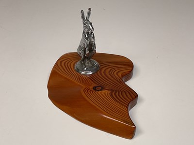 Lot 12 - A vintage hare car mascot from an Alvis 12/50...