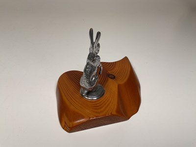 Lot 12 - A vintage hare car mascot from an Alvis 12/50...