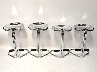 Lot 5 - BIEFFEPLAST; a set of four chrome 1970s...