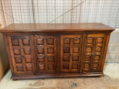 Lot 806 - A contemporary geometrically moulded four door...