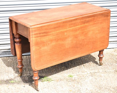 Lot 61 - A 19th century mahogany drop-leaf gateleg...