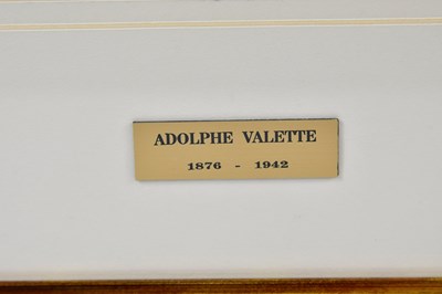 Lot 100 - PIERRE ADOLPHE VALETTE (1876-1942); pencil...