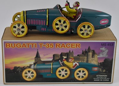 Lot 327 - A Bugatti T-35 Racer tinplate car, boxed.