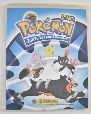 Lot 218 - POKEMON; an album containing half set of Johto...