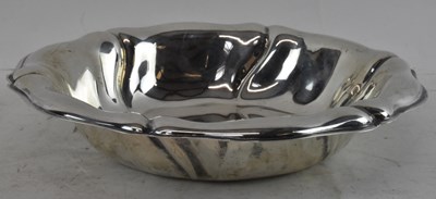 Lot 634 - A German 835 grade silver bowl, diameter...