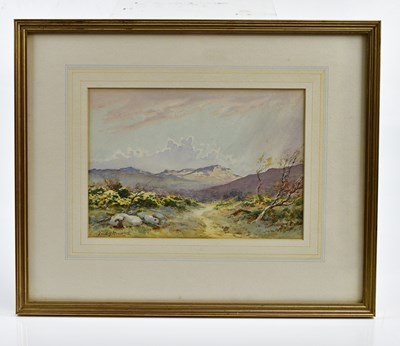 Lot 342 - FRED J. KNOWLES; a pair of watercolours, rural...