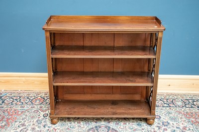 Lot 2396 - A late 19th century mahogany freestanding...