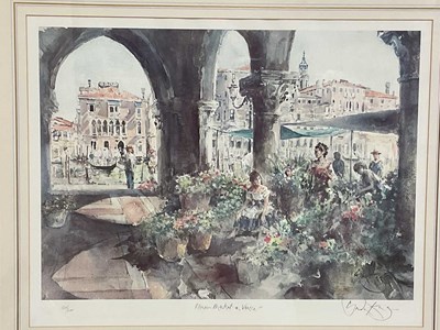 Lot 305 - GORDON KING; limited edition print, ' Flower...