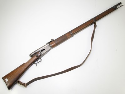 Lot 556 - VETTERLI; a Swiss 10.4X42R three-band...