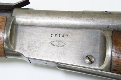 Lot 556 - VETTERLI; a Swiss 10.4X42R three-band...