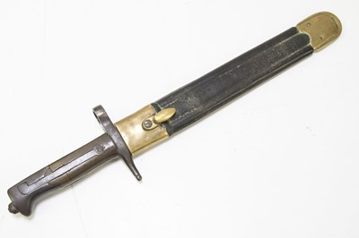 Lot 700 - An Italian M1891 knife bayonet for the M1891...