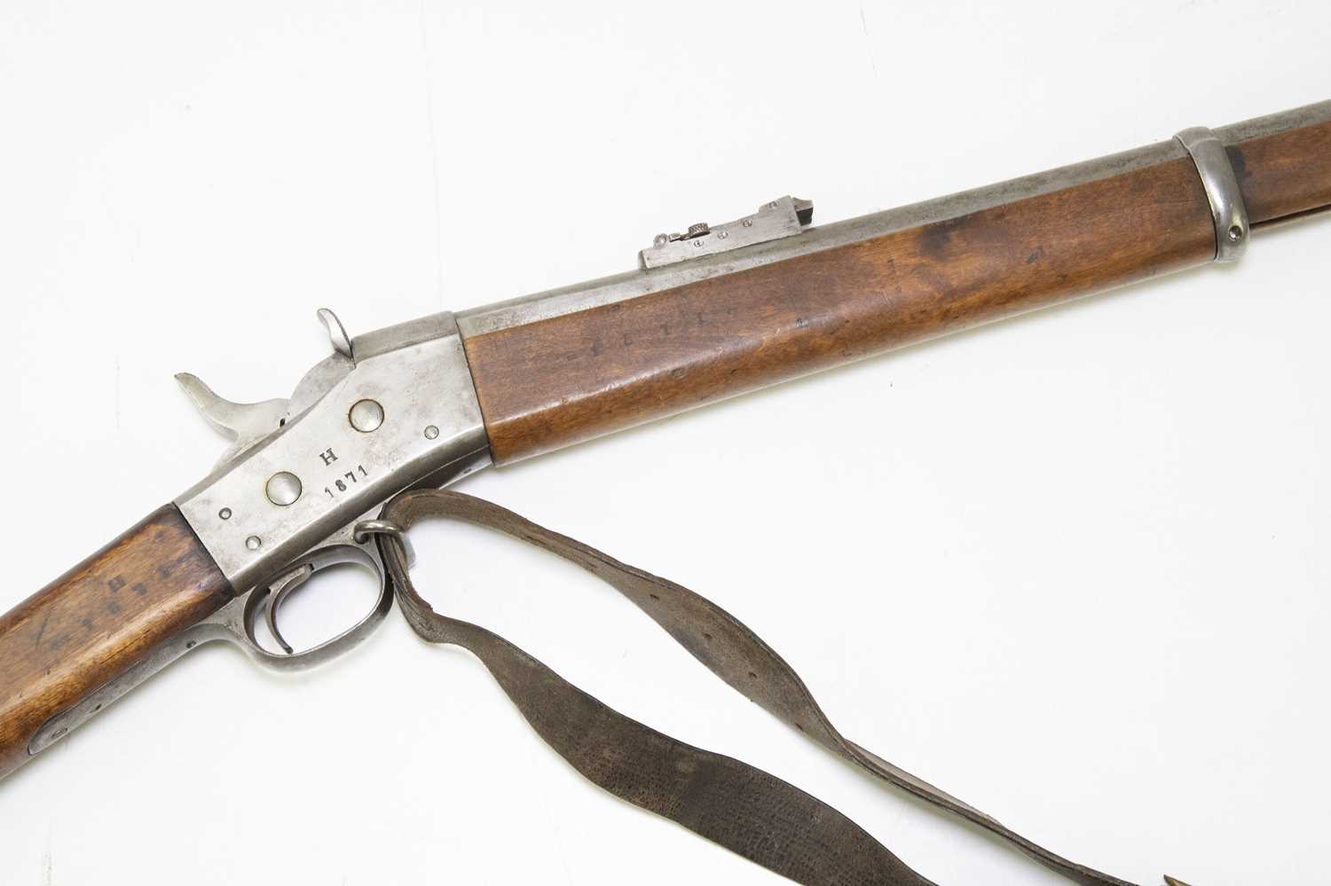 Lot 566 - A Springfield 1871 pattern rolling block...