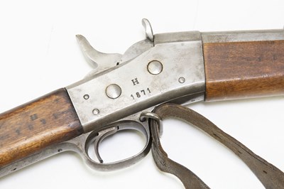 Lot 566 - A Springfield 1871 pattern rolling block...