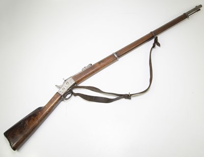 Lot 566 - A Springfield 1871 pattern rolling block...