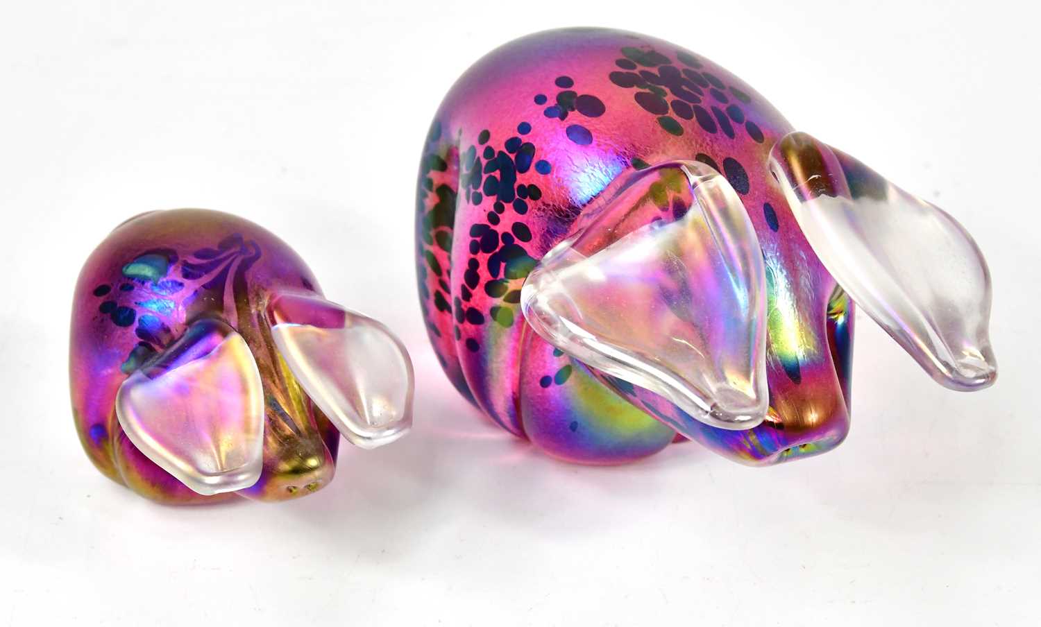 Lot 1544 - JOHN DITCHFIELD; two iridescent glass...