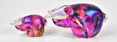Lot 1544 - JOHN DITCHFIELD; two iridescent glass...