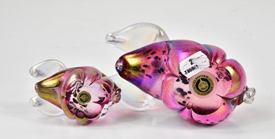 Lot 1544 - JOHN DITCHFIELD; two iridescent glass...