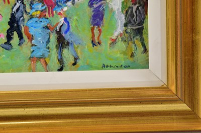 Lot 261 - SUE ATKINSON (1949-2021); oil on board, 'A Day...