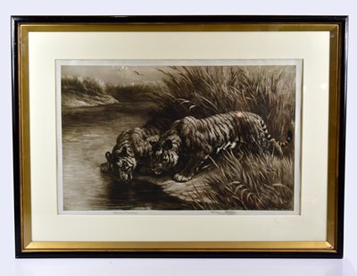 Lot 388 - HERBERT DICKSEE (1862-1942); a pencil signed...