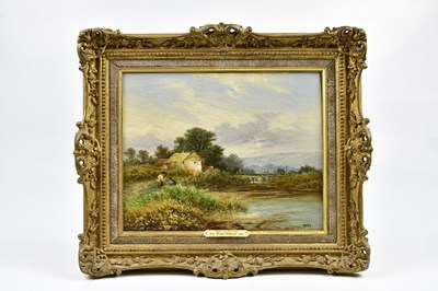 Lot 366 - WALTER WILLIAMS (1836-1906); a pair of oils on...