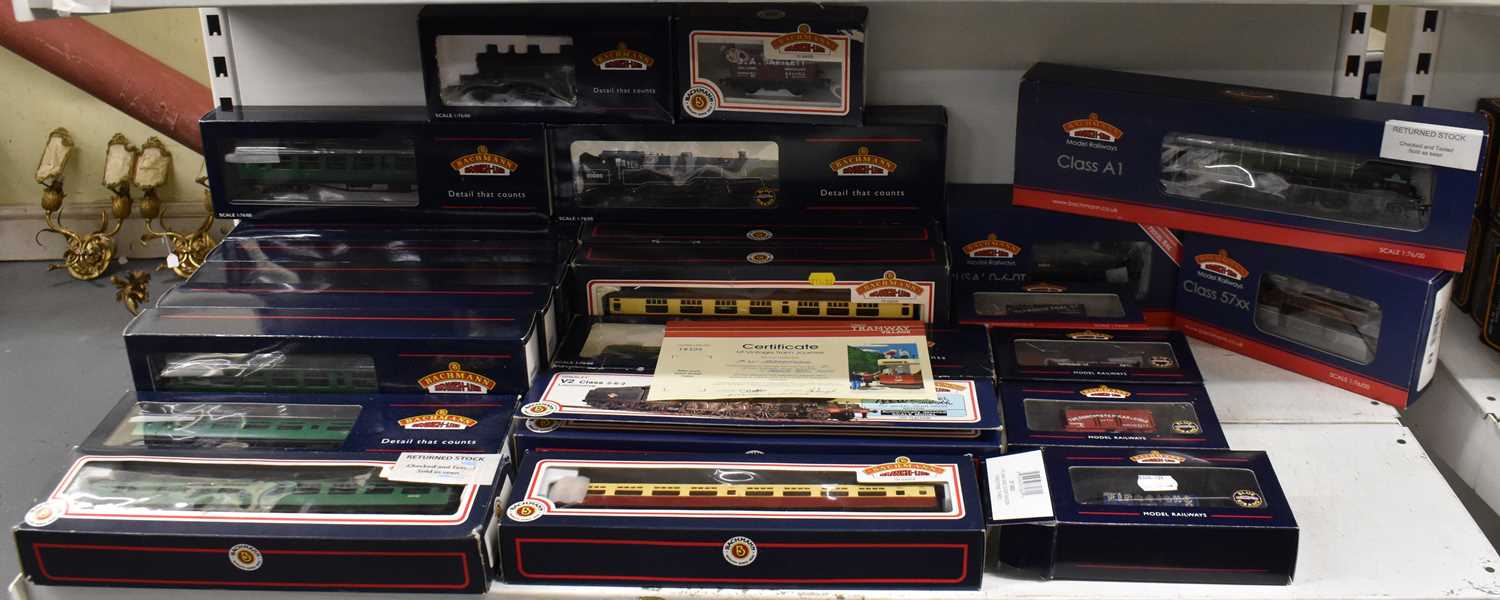 Lot 307 - BACHMANN; two boxed Branch Line locomotives, a...