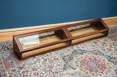 Lot 2388 - A late 19th century table top display cabinet,...